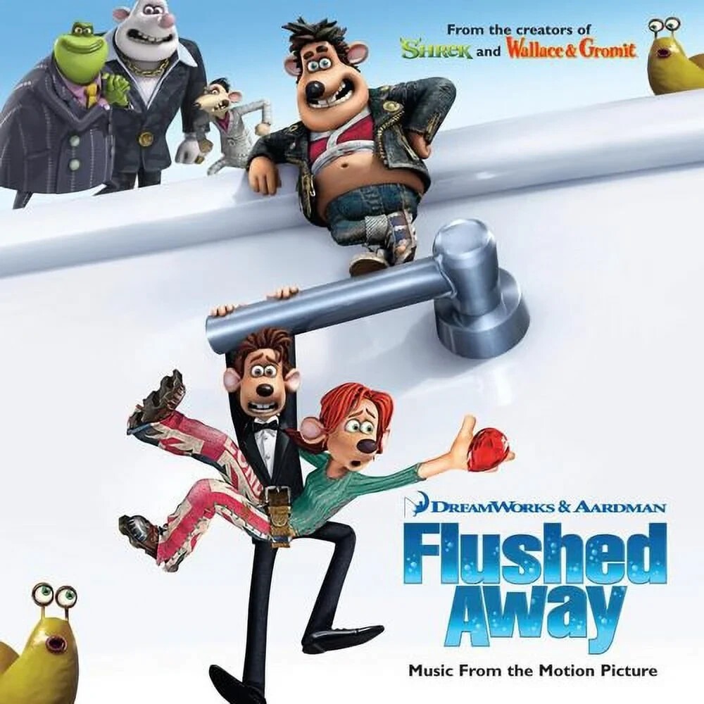 Flushed Away Music From the Motion Picture Soundtrack Audio CD 2006 Astralwerks
